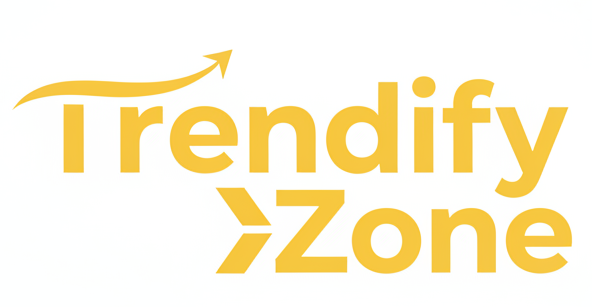 Trendify Zone logo in yellow
